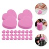 Ipetboom 100pcs Heart Shape Double Sided Nail File Strips Nail