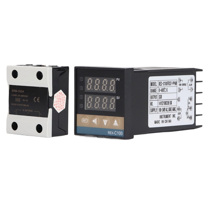 PID Thermostat Temperature Controller Set 0‑400℃ Thermostat Temperature Controller with