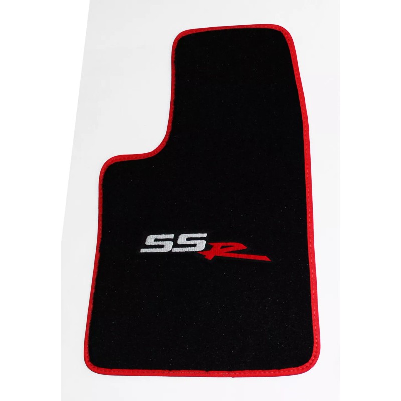 AFM NEW! BLACK Front Floor Mats 2003-2004 CHEVY SSR EMBROIDERED