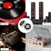 Audio Insulator Speaker Anti-Howling Insulator Aluminum Circular Type Rubonarie Gold