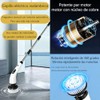Cepillo Electrico para Baño Limpieza, con 9 Cabezales Intercambiables, Cepillo