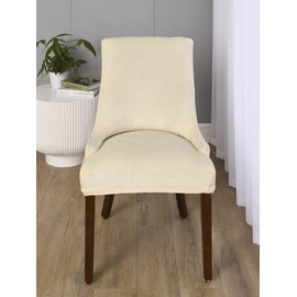 MIFXIN Wingback Side Chair Cover Dining Chair Slipcover 2 Pack Velvet Stretch...