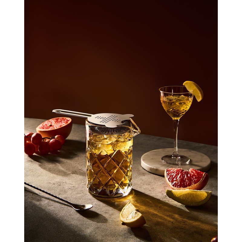 Fioance Cocktail Mixing Glass Set, Bar Mixing Set with 13.5oz