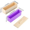 3Pcs 42oz Silicone Soap Making Kit, Rectangular Loaf Molds with