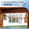 ARANA Gas Struts 36 inch 100lb with Brackets (2 Pack)