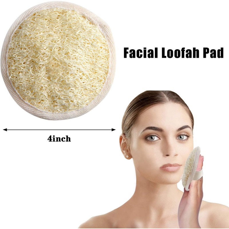 Esponja de Lufa Exfoliante FEBSNOW 4 pzas – Limpieza profunda