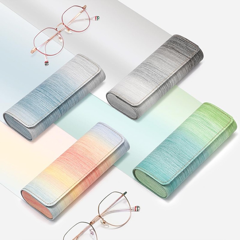 iGeyzoe Glasses Case 4 Pack, Eyeglasses Case Hard Shell For