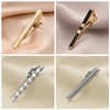 Tie Clips for Men, 8 Pcs Tie Bars Pinch Clip