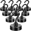 Neosmuk Black Magnetic Hooks, 30 kg High Performance Earth Magnets
