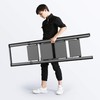 GameGem 4 Step Ladder Folding Iron Step Stool Stepladders with