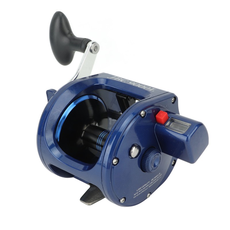 Baitcasting Fishing Reel Round Baitcaster Reel Smooth Powerful Saltwater Inshore