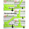 7 * 4FT Volleyball Rebounder Training Net, Five Adjustable Training