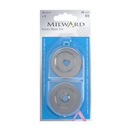 Milward 2515111 Rotary Blade Set: 45mm Diameter: 2 Pieces, Assorted