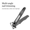 360° Rotating Nail Clippers for Seniors, Long Handle Fingernail Clippers