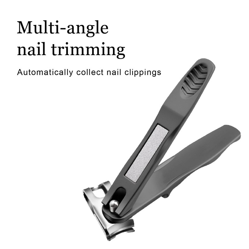 360° Rotating Nail Clippers for Seniors, Long Handle Fingernail Clippers