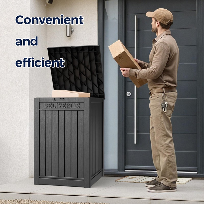 Trygoal 50-Gallon Package Delivery Box for Outside - Resin Storage