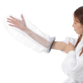 Cadi ギブスカバー 腕用 防水シャワーカバー 子供用 ソフトタイプ 腕を怪我してもシャワーOK 包帯やギプスのままシャワー (Mサイズ)