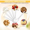 Clear Disposable Dessert Spoons 100 pack Individually Wrapped Mini Tasting