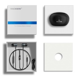 jechan 2pcs in Ear Earbuds Wired,Deep bass immersive Stereo in Ear Headphones Wired with mic,High Fidelity Noise Isolation Earphones bass Boost,Ear Bud Wire Universal Physical Noise Cancelling