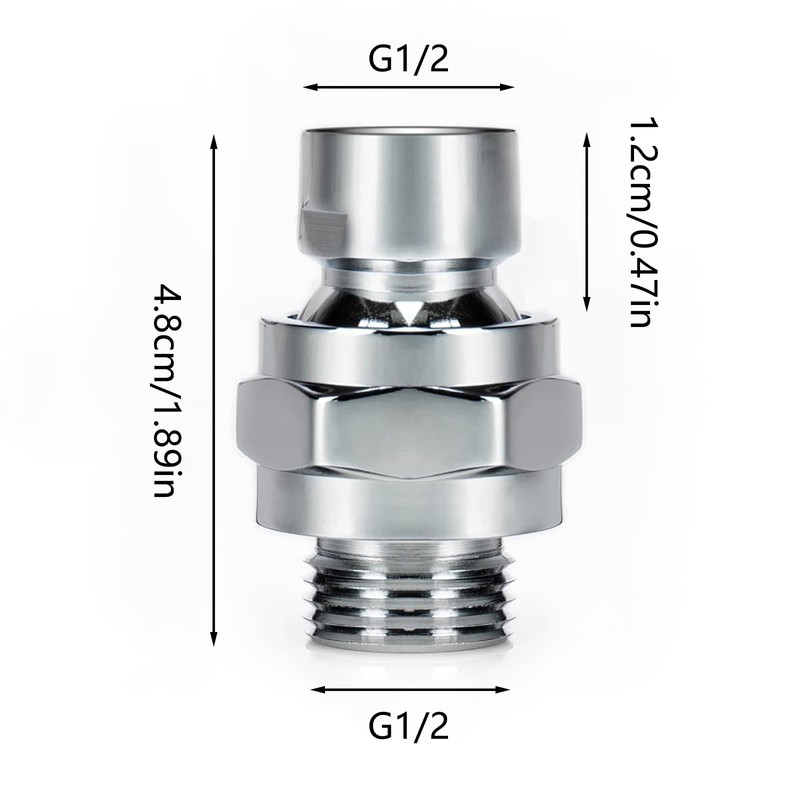 Ball Joint Adapter, Shower Head Ball Joint Adapter, Shower Head