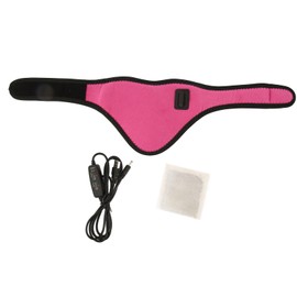 Electric Neck Heating Pad with Wormwood 3 Levels Temperature Adjustment USB Heated Neck Wrap Infrared Graphene Neck Heating Pad