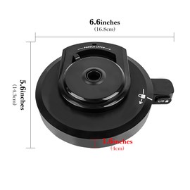 Linkidea Blender Lid Replacement, Cream Mixer Parts Accessories Compatible with Ninja Blender, Components for Model NC299AMZ, NC301, NC300, NC201, NC101, Black