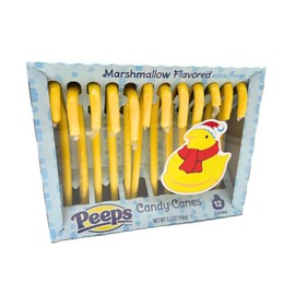 Peeps Marshmallow Flavored Candy Canes, 12 Ct Box, 5.3 Oz