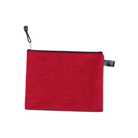 NUOBESTY 10pcs Oxford Cloth File Zipper Pouch Thicken Office Storage Bag for Documents Random Colors and Portable for Organizing School and Office Supplies