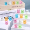 GSrenyu 25 Pcs Mini Cat Figures, Mini Resin Animals Glow