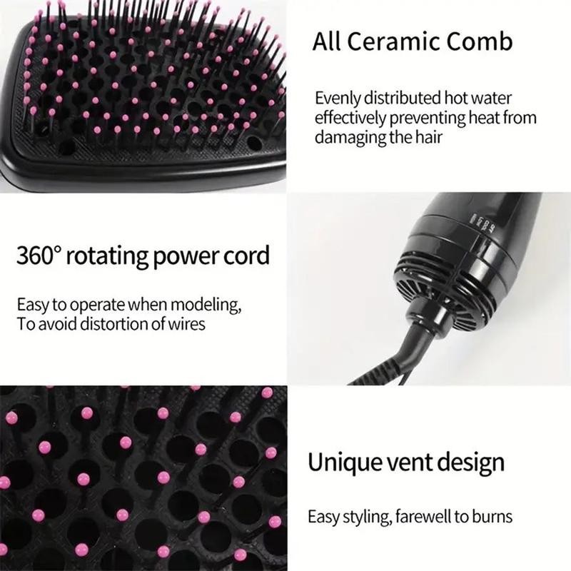 Comfort Comb Design Multifunctional Hair Dryer, Fast Drying Hair Styling