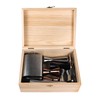 Unfinished Wood Box with Hinged Lid 1 Pack - 10.6"