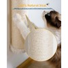 Aechonow 34'' Wall Cat Scratching Post, Wall Mounted Cat Scratcher