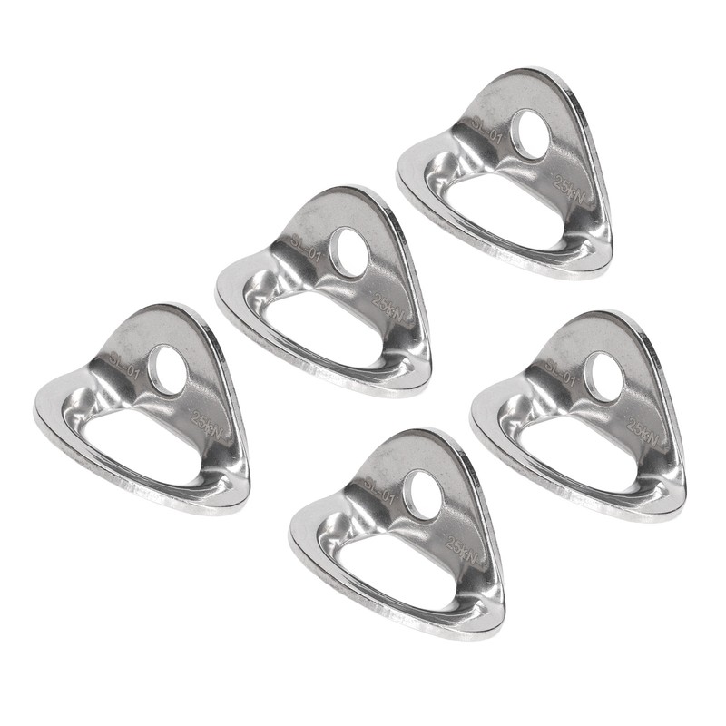 5PCS Climbing Anchor 316 Stainless Steel Climbing Hanger for Rappelling