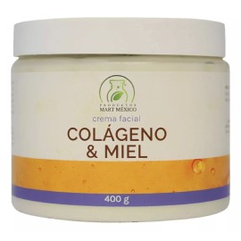 Productos Mart Mexico Crema De Colágeno Con Miel Piel Más Joven  (400g) 12 Pack