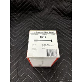 RAMSET 1516 (2 1/2") Low Velocity Powder Fasteners Nails (100 Ct)
