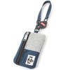 Chums Other Commuter Pass Case Sweat Nylon, H-Gray/Basic Navy