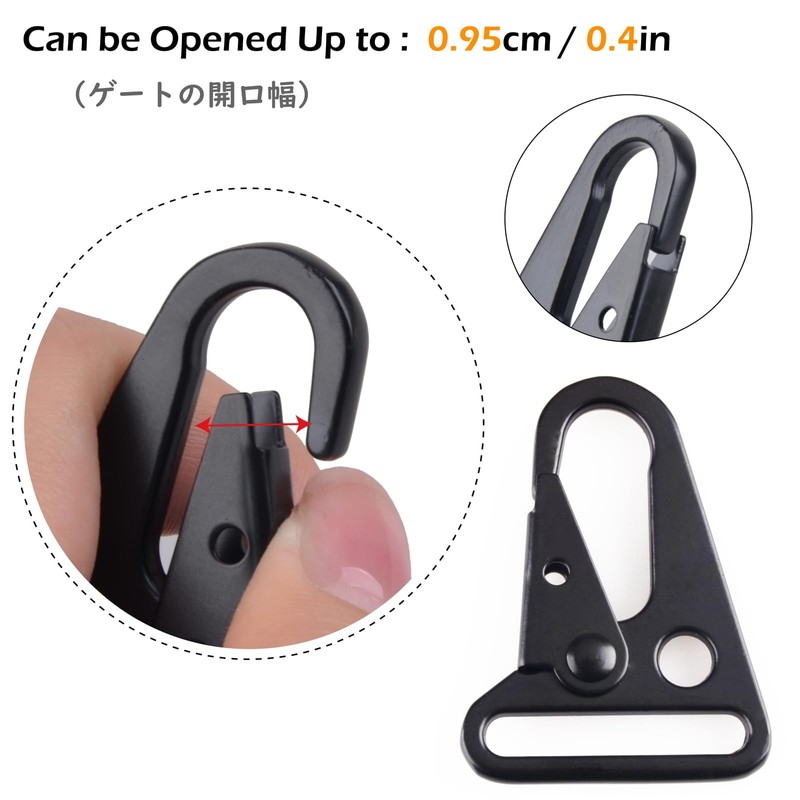 TRIWONDER Enlarged Mouth Clips HK Hook Heavy Duty Snap Hooks