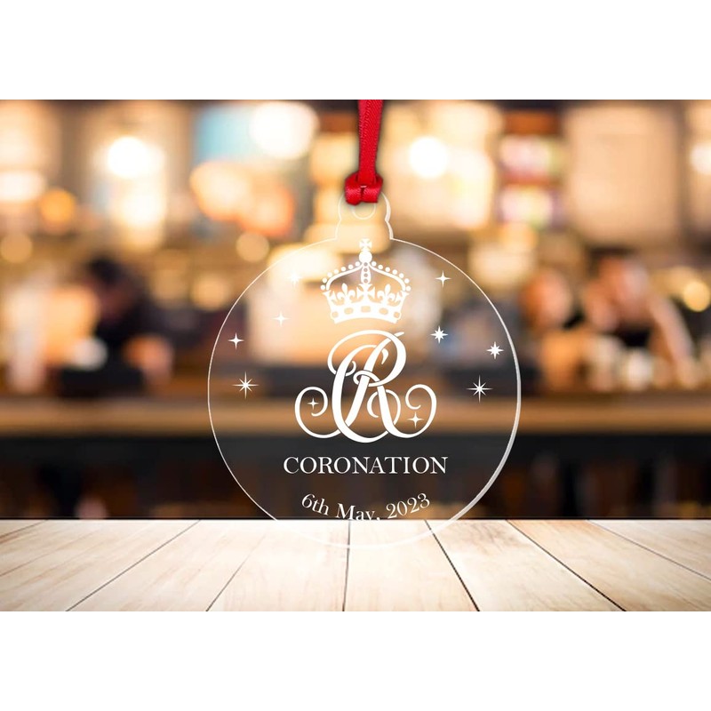 King Charles III Coronation Bauble Commemorative Ornament Keepsake Souvenir