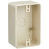 Mirai Industry PVR-0BC0J Exposed Switch Box Waterproof Outlet One-Side Grounding