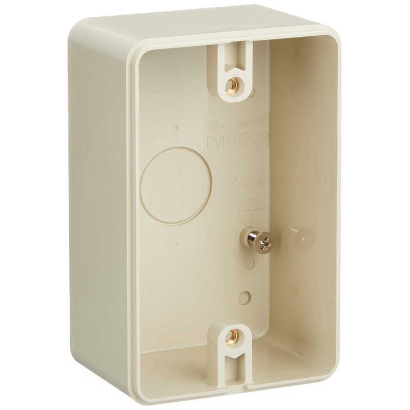 Mirai Industry PVR-0BC0J Exposed Switch Box Waterproof Outlet One-Side Grounding