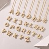 Moissanite Alphabet Letters Pendant Necklace | Lab Grown Diamond &