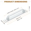sourcing map 2 Pcs Barn Door Handle, 7.09 Inch Door
