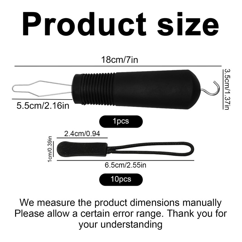 Button Hook and Zipper Aid, Button Assist Tool for Independent
