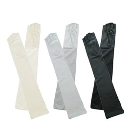 Milieu W6910-07 Long Women's UV Gloves, Sun Protection, UV Protection, Palm Side, Full Mesh, Modal, Fingertips, Short, UV Care, Gloves, Mesh, Driving, Spring, Summer, Smartphone Compatible, Golf, UV