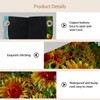 2 Pack Tissue Box Cover Holder, Sunflowers Painting Rectangle Leather