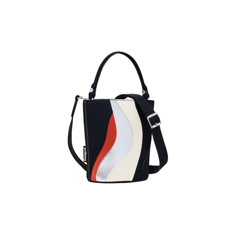 Desigual Women's Accessories PU Shoulder Bag, Material finishes.