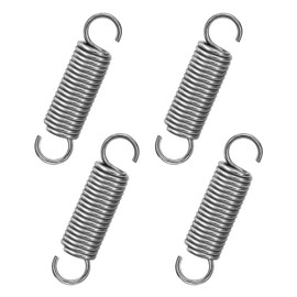 GUNGY Tension Springs with Hooks Stainless Steel Tension Spring 50 mm Outer Diameter 12 mm Wire Diameter 1.6 mm Maximum Tensile Force 6.4 kg 1.6 x 12 x 50 mm 4 Pieces