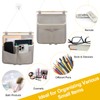 Pack of 2 Wall Organiser Hanging, Grey Wall Hanging Bags
