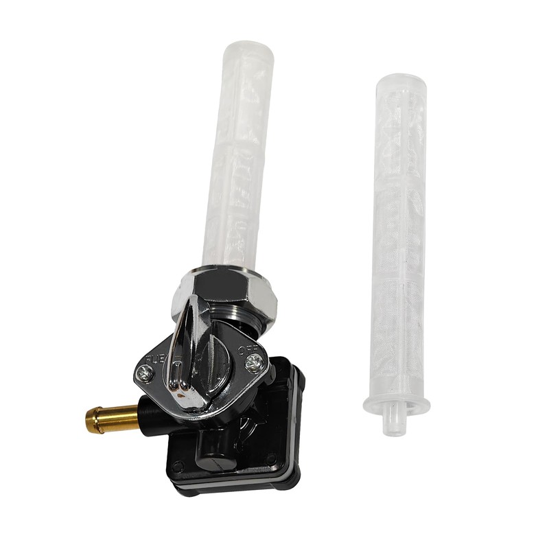Zieichy Fuel Valve Petcock with Male Thread Compatible with Harley