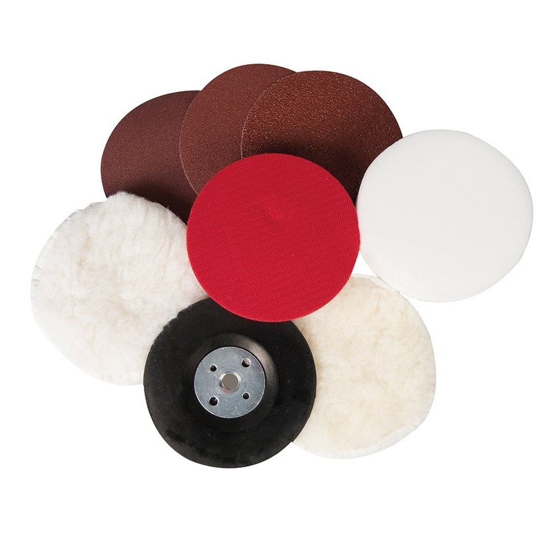 Silverline 151208 Sanding and Polishing Kit 8pce 180 mm